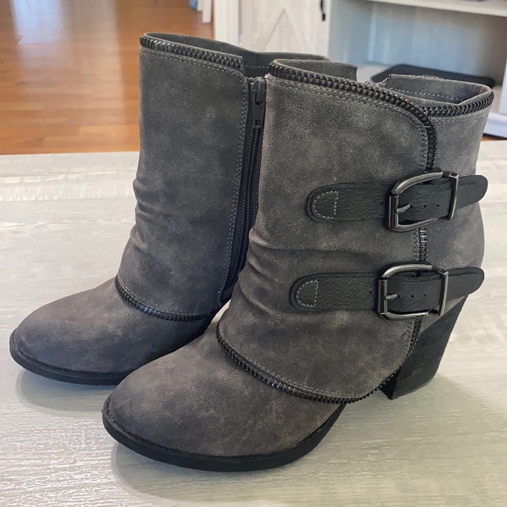 Wedge booties